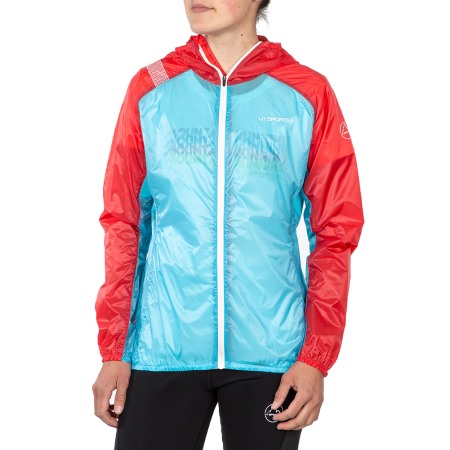 Briza Windbreaker Jkt In Malibu Blue Hibiscus Sportbekleidung