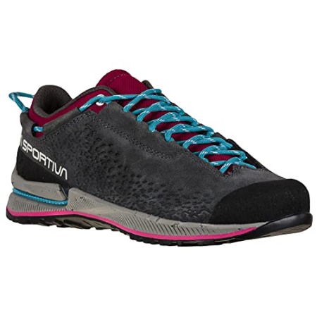Damen Tx2 Evo Lederansatz Carbon Red Plum La Sportiva Schuhe