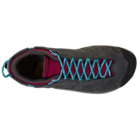 Damen Tx2 Evo Lederansatz Carbon Red Plum La Sportiva Schuhe