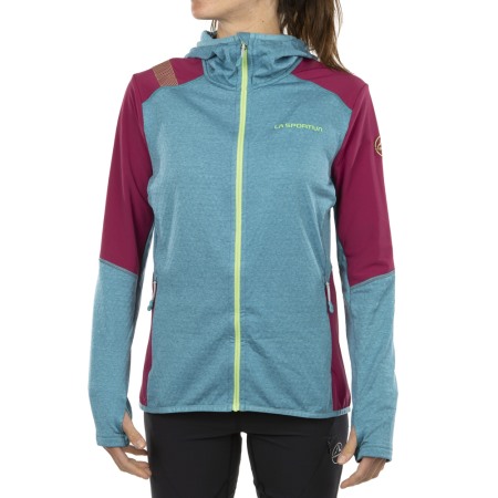 Exist Hoody W Topaz Red Plum La Sportiva Apparel