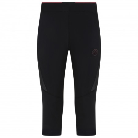 Frauen Triumph Tight 3 4 La Sportiva Bekleidung Schwarz Rot Pflaume