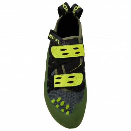 Geckogym Vegan La Sportiva Schuhe Olive Neon