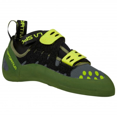 Geckogym Vegan La Sportiva Schuhe Olive Neon