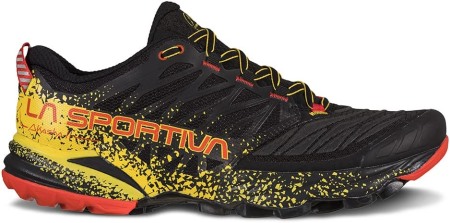 Herren Akasha Ii Trailrunning Schuhe Schwarz Gelb La Sportiva Schuhe