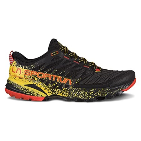 Herren Akasha Ii Trailrunning Schuhe Schwarz Gelb La Sportiva Schuhe