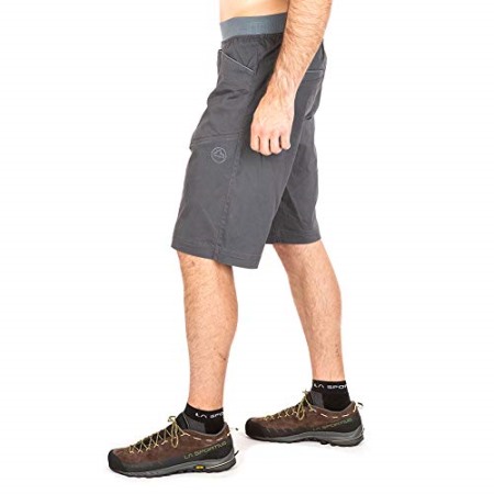Herren Flatanger Klettershorts Carbon Schiefer La Sportiva Bekleidung