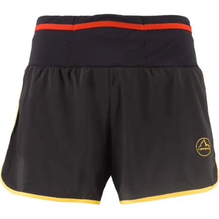 La Sportiva Apparel Schwarz Gelb Tempo Herren Shorts