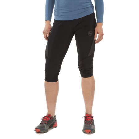 La Sportiva Apparel Schwarz Rot Pflaume Triumph Tight 3 4 W