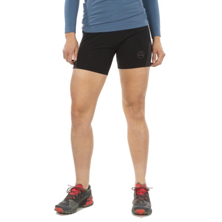 La Sportiva Apparel Schwarz Rot Pflaume Triumph Tight Short M