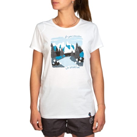 La Sportiva Apparel White Valley T-shirt M