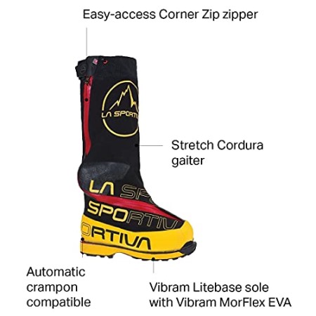 La Sportiva Schuhe Gelb Schwarz Herren Olympus Mons Cube Bergsteigerstiefel