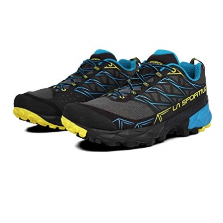 La Sportiva Schuhe Multicolour Carbon Tropic Blue 000 Herren Akyra Trailrunning Schuhe