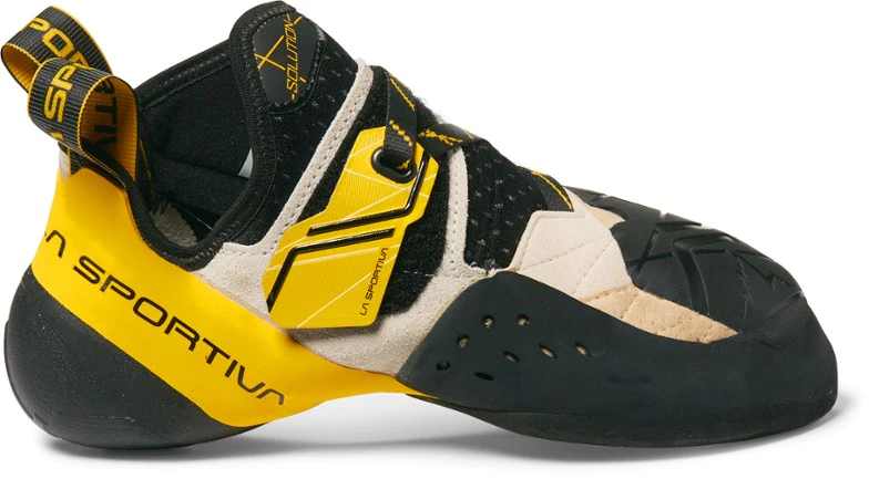 La Sportiva Schuhe White Yellow Solution Kletterschuhe