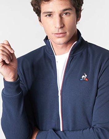 Le Coq Sportif Ess Fz Sweat N2 Blue Marine La Sportiva Bekleidung