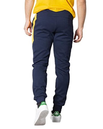 Le Coq Sportif Mens Saison 2 No1 Logo Trainingshose La Sportiva Apparel Navy Yellow