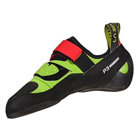 Mens Kubo Rock Climbing Shoes Goji Neon La Sportiva Schuhe