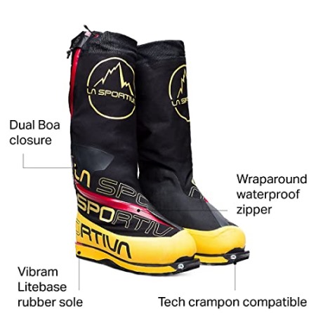 Olympus Mons Cube Bergschuh Gelb Schwarz 440 La Sportiva Schuhe