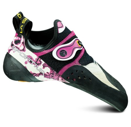 Solution Damen Kletterschuh La Sportiva Schuhe White Pink