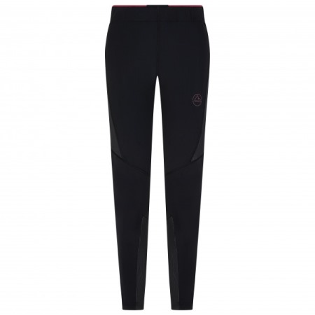 La Sportiva Apparel Triumph Enge Hose Für Frauen, Schwarz, Rot, Pflaume