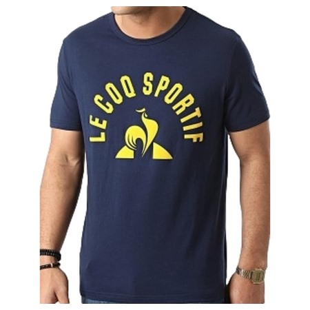 Le Coq Sport-shirt Navy Gelb La Sportiva Bekleidung