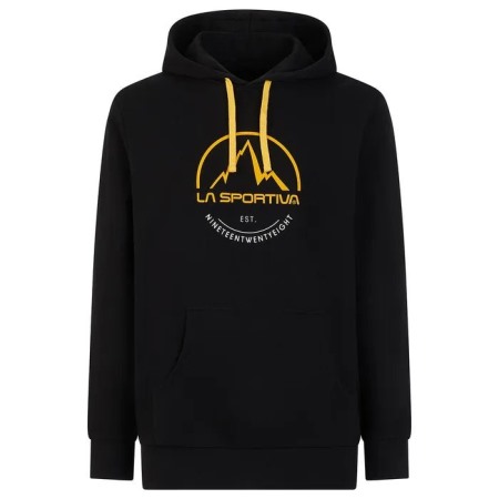 La Sportiva Apparel Schwarz Logo Kapuzenpulli