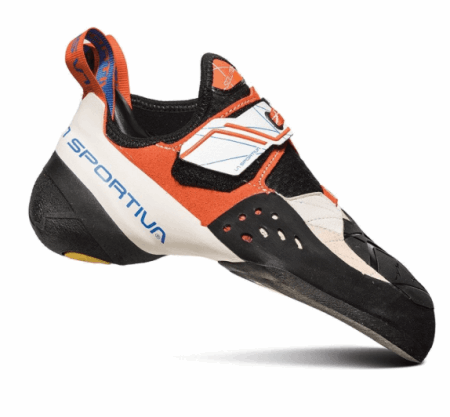 La Sportiva Schuhe White Lily Orange Solution Damen Kletterschuh