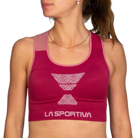 La Sportiva Apparel Red Plum Blush Focus Top M