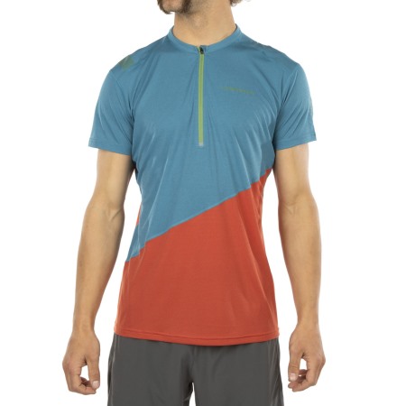 Limit-shirt M La Sportiva Apparel Space Blue Saffron