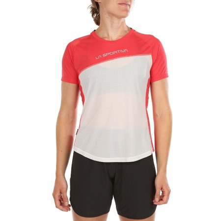 Cat-shirt W La Sportiva Apparel White Hibiscus