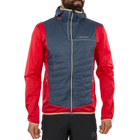 La Sportiva Bekleidung Night Blue Tango Red Zeal Jkt M