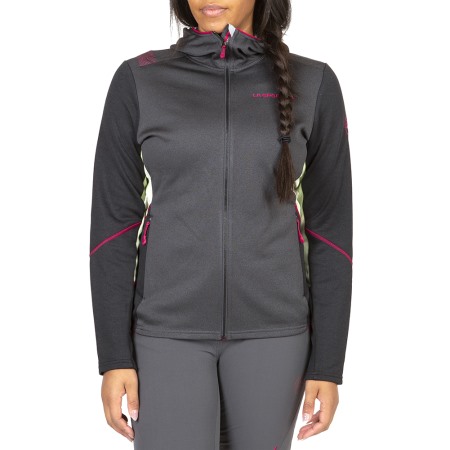 Cosmic Hoody W La Sportiva Apparel Carbon Celadon