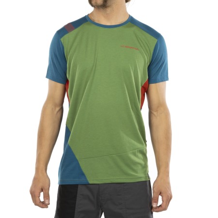 Grip T-shirt M La Sportiva Bekleidung Kale Space Blue