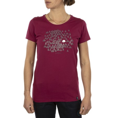 Forest-shirt W La Sportiva Apparel Red Plum