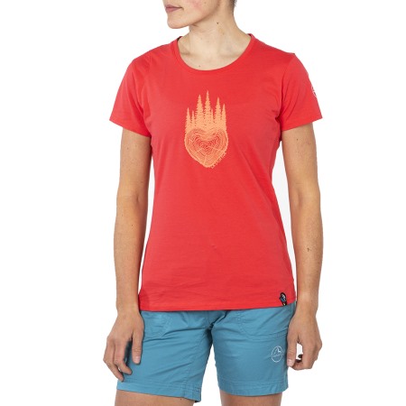 Wild Heart-shirt W La Sportiva Apparel Hibiscus