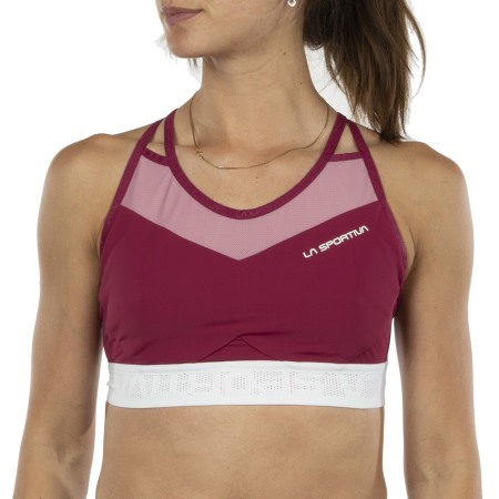 Wafaa-Oberteil In Sportbekleidung In Pflaumenrot