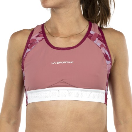 Hover Top Mit Blush Red Plum La Sportiva Apparel