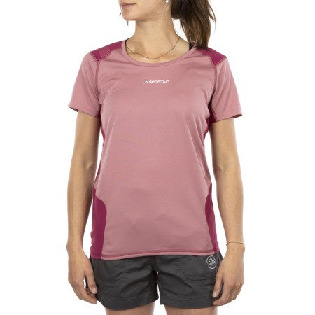 La Sportiva Apparel Blush Red Plum Compass T-shirt M