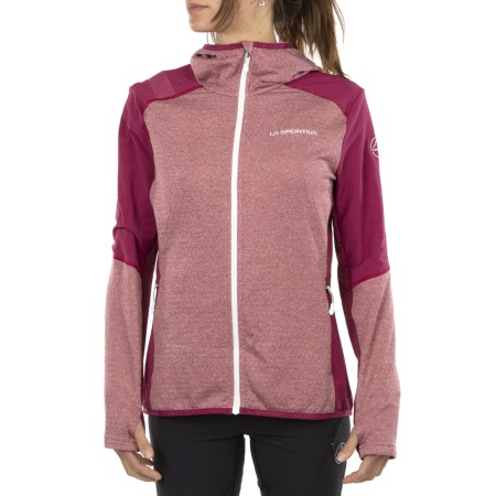 La Sportiva Apparel Blush Red Plumexistenz Kapuzenpulli M