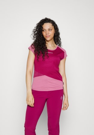 Hold Sport T-shirt La Sportiva Apparel Red Plum Blush