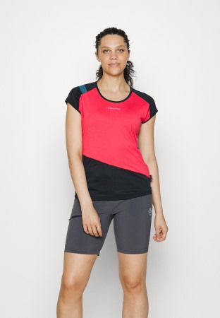 La Sportiva Apparel Hibiscus Black Hold Sport T-shirt